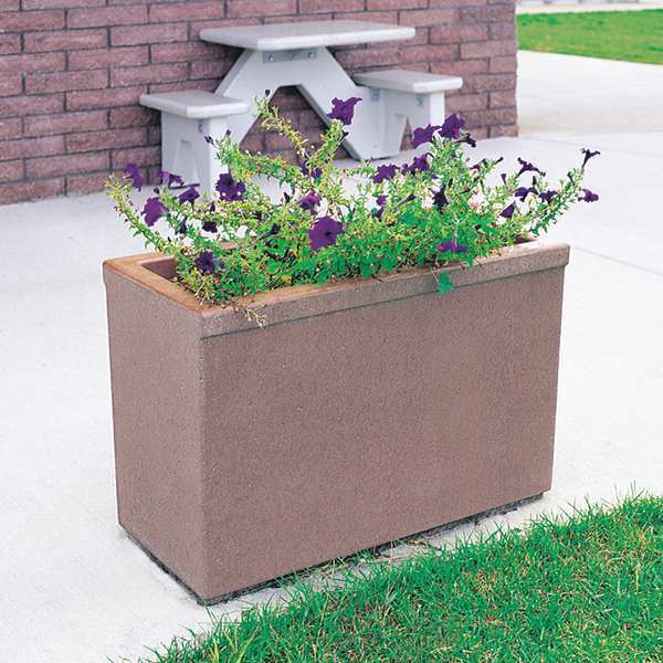 Wausau Tile Planter, Rectangle, 36in.Lx18in.Wx18in.H TF4155W22