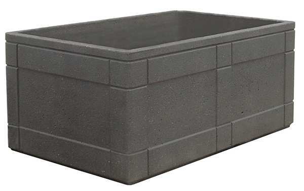 Wausau Tile Planter, Rectangle, 72in.Lx72in.Wx48in.H TF4183W22