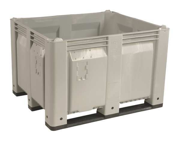 Decade Products Gray Bulk Container, Plastic, 25.4 cu ft Volume Capacity M011000-104