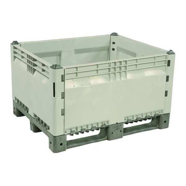 Decade Products Gray Bulk Container, Plastic, 20 cu ft Volume Capacity 14000000-104