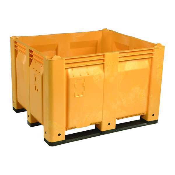 Decade Products Yellow Bulk Container, Plastic, 25.4 cu ft Volume Capacity M011000-101