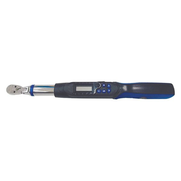 Westward Elect Torque Wrench, 1.11 to 22.12 ft lb 39WE18