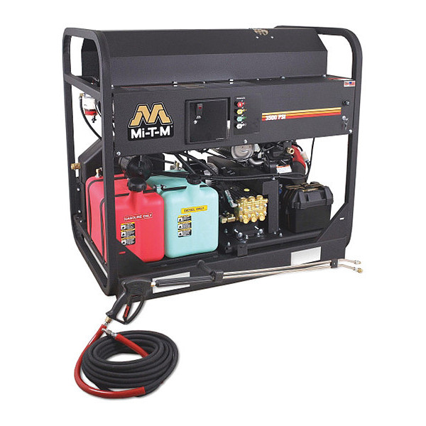 Mi-T-M Heavy Duty 3500 psi Hot Water Gas Pressure Washer HS-3506-1MGH