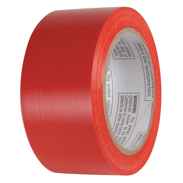 Incom Aisle Marking Tape, 2"x108ft, Red PST212