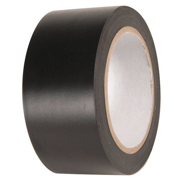 Incom Aisle Marking Tape, 2"x108ft, Black PST215