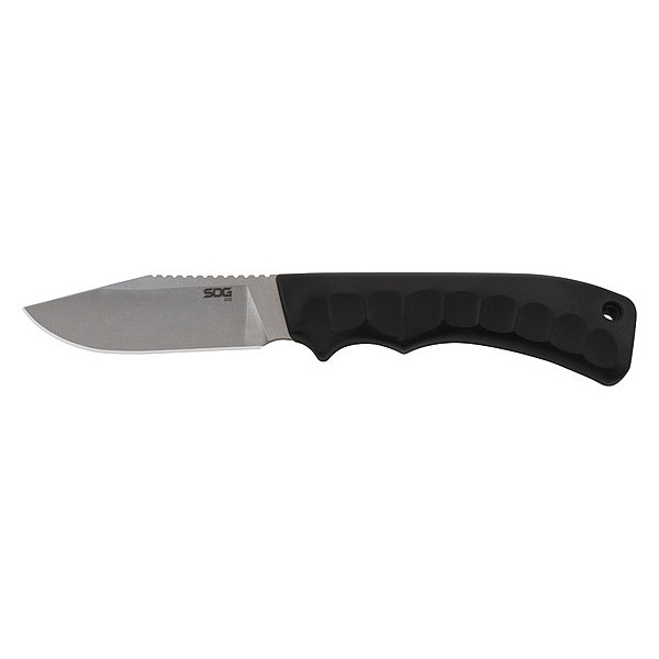 Sog Fixed Blade, Ace, Straight, 3.8" Blade Clip Point, 8.6" L ACE1001-CP