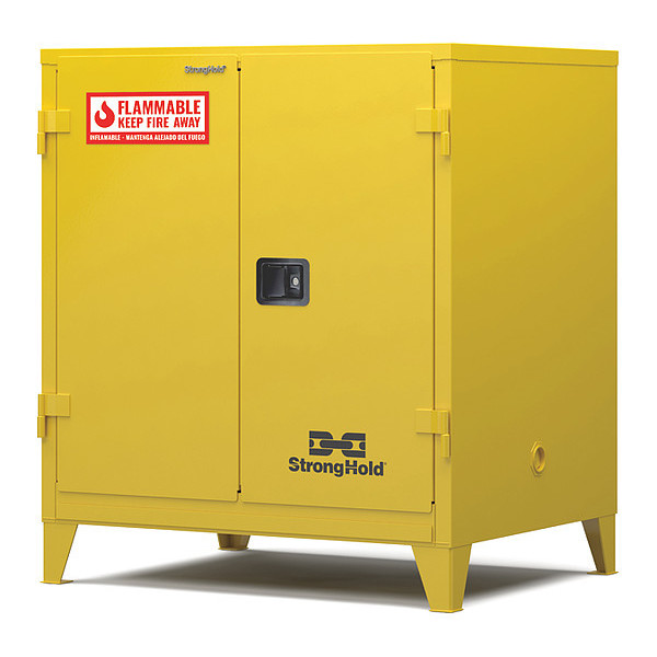 Strong Hold Flammable Safety Cabinet, 60 gal. 60FS-MC-2