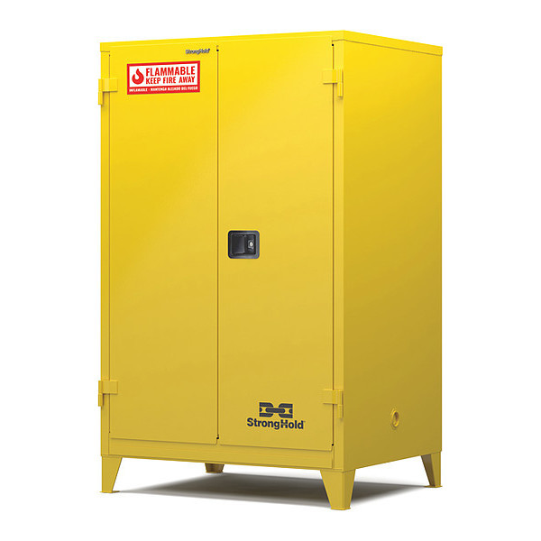 Strong Hold Flammable Safety Cabinet, Heavy, 60 gal. CAB000056