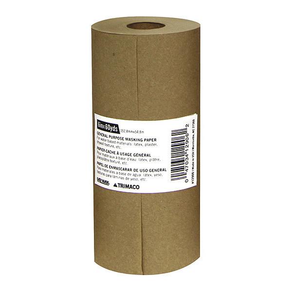 Easy Mask Masking Paper, Brown, 6" x 180 ft. 12906