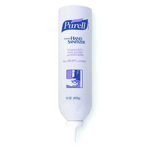 Purell Hand Sanitizer, Foam, Aerosol, 15oz Refill for APX Dispenser 9698-12