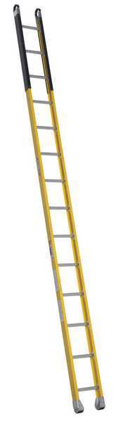 Werner 14 ft. Manhole Ladder, Fiberglass, 14 Steps, 375 lb Load Capacity M7114-1