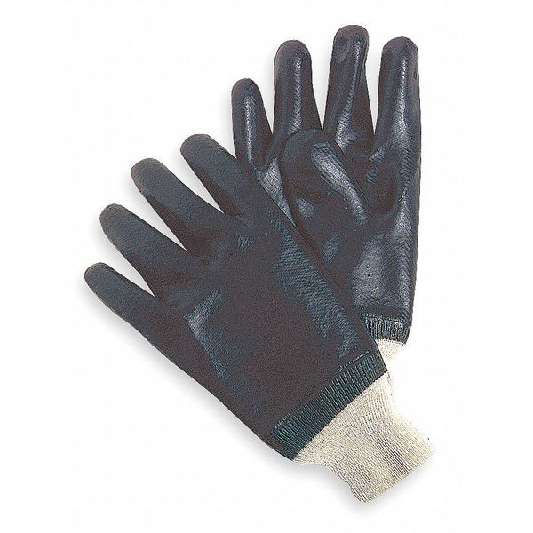 Condor 10-1/2" Chemical Resistant Gloves, PVC, L, 1 PR 3BA47