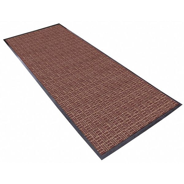 Notrax Entrance Mat, Brown, 4 ft. W x 6 ft. L 167S0046BR