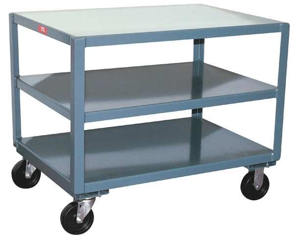 Zoro Select Mobile Table, 1400 lb., 37 in. L, 25 in. W LC236P500GP