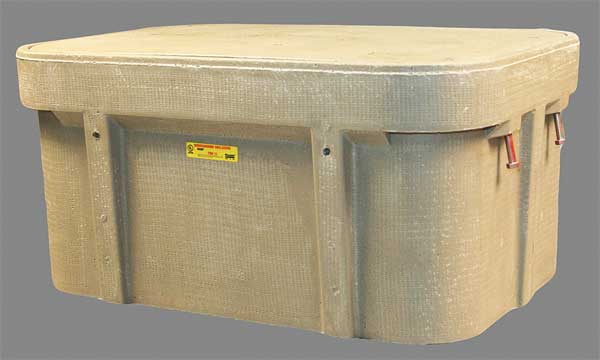 Quazite Underground Enclosure Assembly, Blank Cover, 18 in H, 37-5/8 in L, 26 in W, 8,000 lb L.R. PG2436Z80409