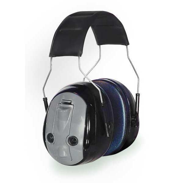 3M Over-the-Head Electronic Ear Muffs, 26 dB, Peltor PTL, Black/Gray H7A-PTL