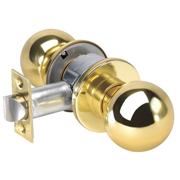 Yale Knob Lockset, Mechanical, Passage, Grd. 2 CA4601 x 605