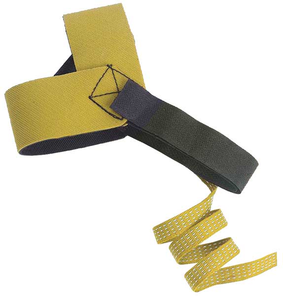 Zoro Select Antistatic Heel Strap, Yellow, PK20 4ECU8