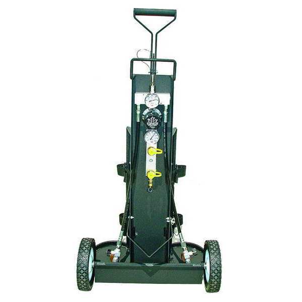 Air Systems Intl Air Cylinder Cart, 2 Cylinders, 2400 psi MP-2L