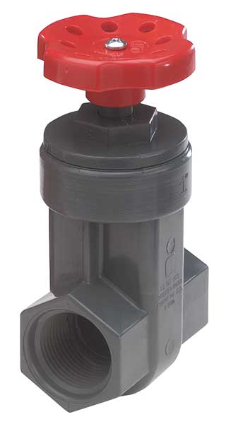 Nds Gate Valve, 1-1/2 In., FNPT, PVC GVG-1500-T