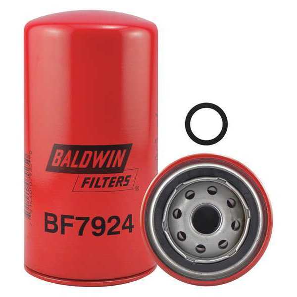 Baldwin Filters Fuel Filter, 7-5/32 x 3-23/32 x 7-5/32 In BF7924