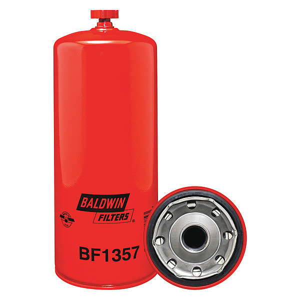 Baldwin Filters Fuel Filter, 12-3/32x4-11/16x12-3/32 In BF1357
