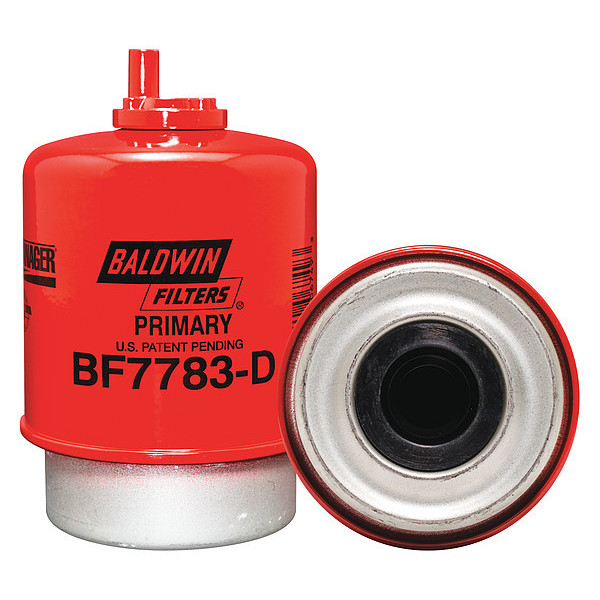 Baldwin Filters Fuel Filter, 5-7/32 x 3-9/32 x 5-7/32 In BF7783-D