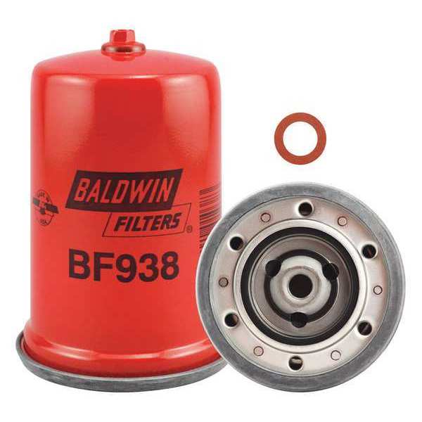 Baldwin Filters Fuel Filter, 4-13/16 x 3-7/16 x 4-13/16In BF938