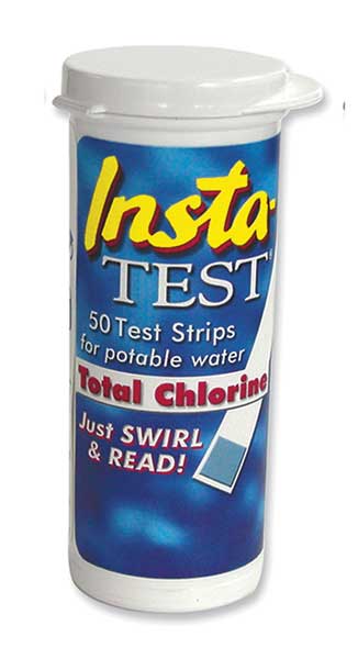 Lamotte Test Strip, Chlorine, 0 to 5 PPM, PK50 2979