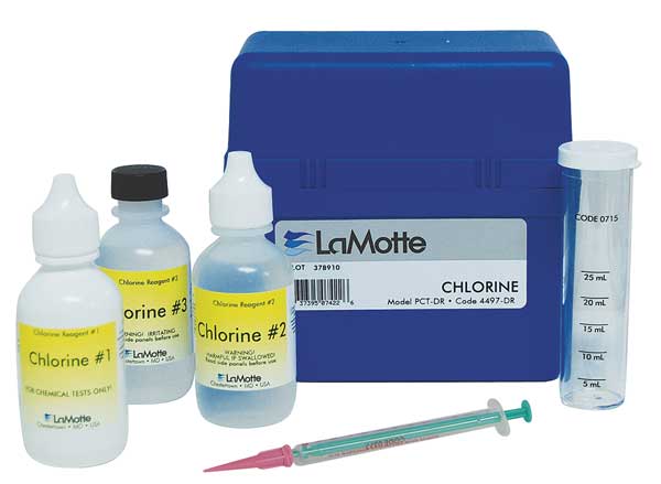 Lamotte Water Testing Kit, Chlorine, High Range 4497-01