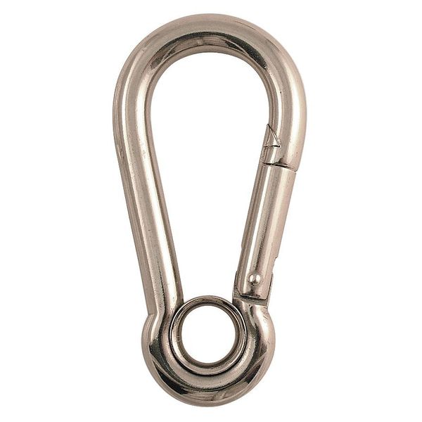 Lucky Line Spring Snap, HD, Steel, L 4 3/4 In 4FCP4