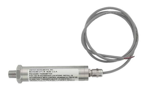 Dwyer Instruments Intrinsically Safe Transducer, 0to150 psi IS626-11-GH-P1-E1-S1