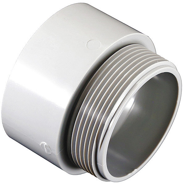 Cantex Male Adapter, 2-1/2 In Conduit, PVC 5140109