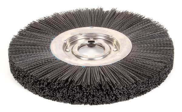 Weiler Wire Wheel Wire Brush, Arbor, 12", 0.043" 97813