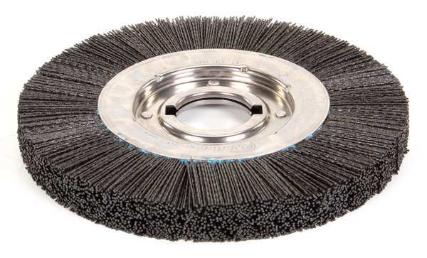 Weiler Wire Wheel Wire Brush, Arbor, 10", 0.055" 97812