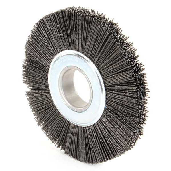 Weiler Wire Wheel Wire Brush, Arbor, 8", 7/8" W 97805