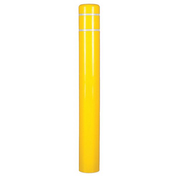 Zoro Select Post Sleeve, 7 In Dia., 60 In H, Yellow CL1386E