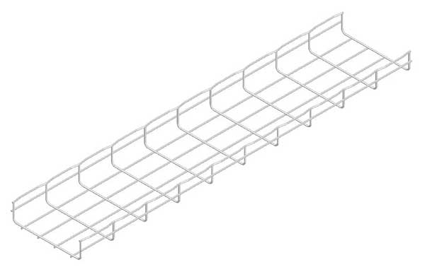 Cablofil Wire Mesh Cable Tray, 8x2In, 10 Ft CF54/200EZ
