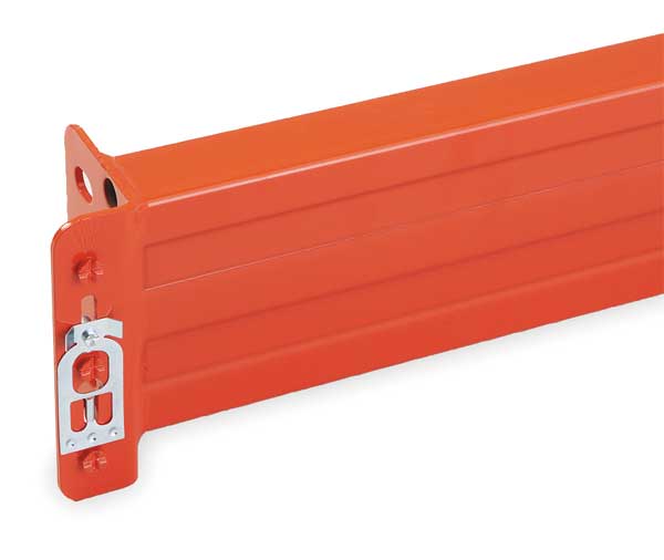 Steel King Beam, Teardrop, Roll Formed Style, 96 in W, 2 7/16 in D, Orange SBRUM475096ZCP