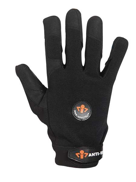 Impacto Anti-Vibration Gloves, S, Black, PR 9L417