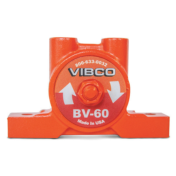Vibco Pneumatic Vibrator, 55 lb, 24,000vpm, 60psi BV-60