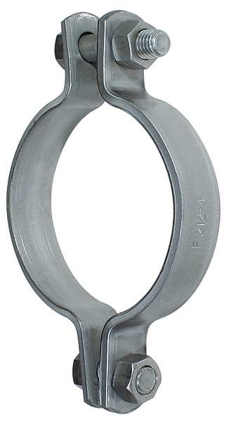 Zoro Select Pipe Clamp, Pipe Sz 2 1/2 In, 6 1/2 In L 0500093570