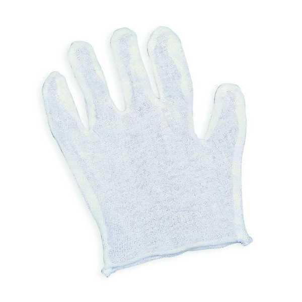 Inspection Gloves, Men's, Cotton, Ambidextrous, Lightweight, One Size Fits  Most, 12 Pairs Per Pack