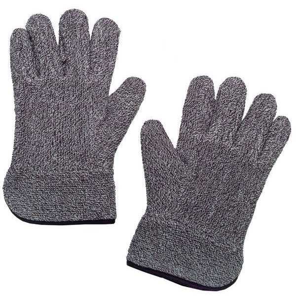 Condor Heat Resistant Gloves, Brown/White, XL, PR 4JC94