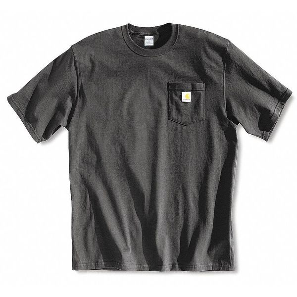 Carhartt T-Shirt, Black, 2XL K87-BLK XXL REG | Zoro