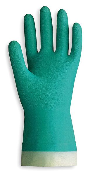Showa Chemical Resistant Gloves, Nitrile, XL, PR 730-10-V