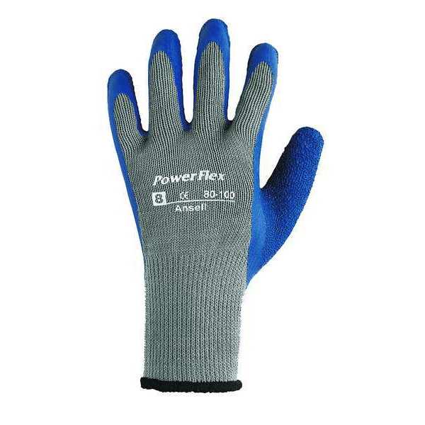 Ansell Cut Resistant Coated Gloves, A2 Cut Level, Natural Rubber Latex, M, 1 PR 80-100-VEND