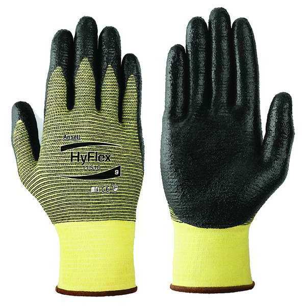 Ansell Cut Resistant Coated Gloves, A2 Cut Level, Nitrile, XS, 1 PR 11-510