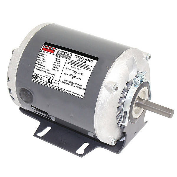 Dayton GP Mtr, Split Ph, ODP, 1/2 HP, 1725 rpm, 56Z 4K913