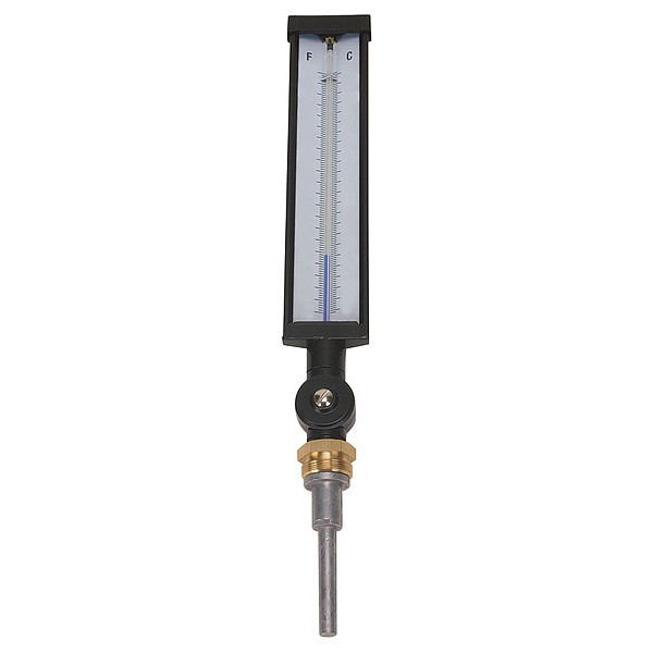 Zoro Select Industrial Thermometer, 30 to 300 F 4PRT4